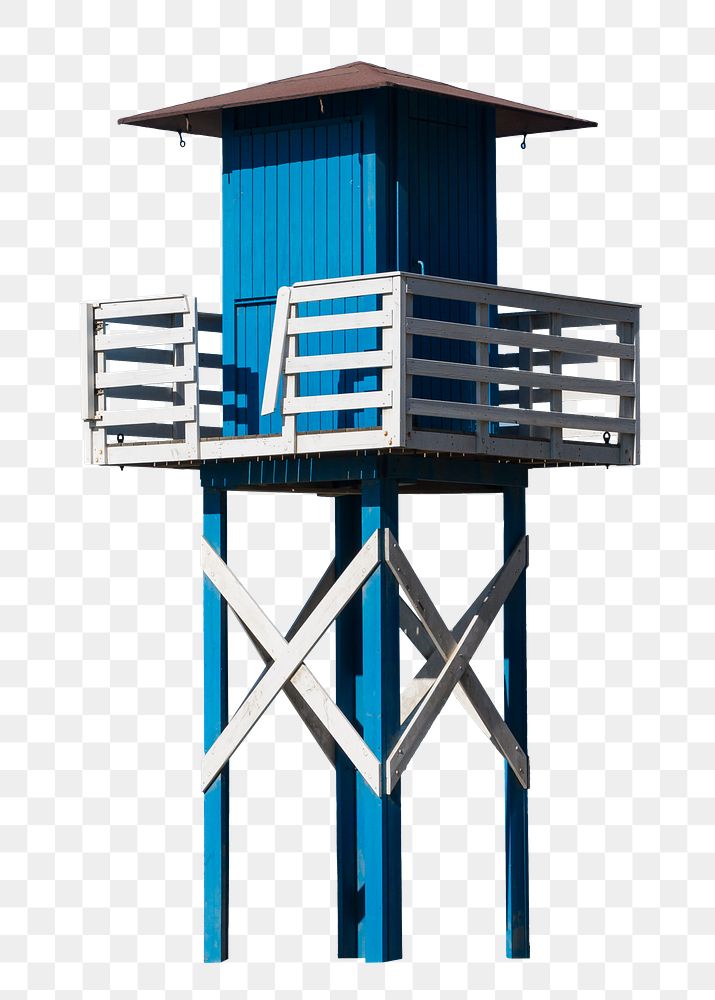 Watch tower png sticker, transparent background