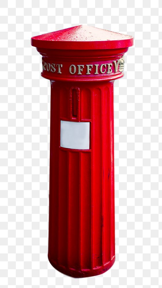 Post box png sticker, transparent background