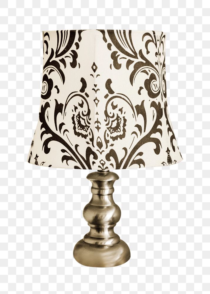 Classic lamp png sticker, transparent background