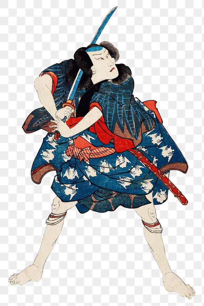 Png Doguya Jinza Hokaibo Bokon Shimobe Gunsuke, transparent background, Japanese ukiyo-e woodblock print by Utagawa…