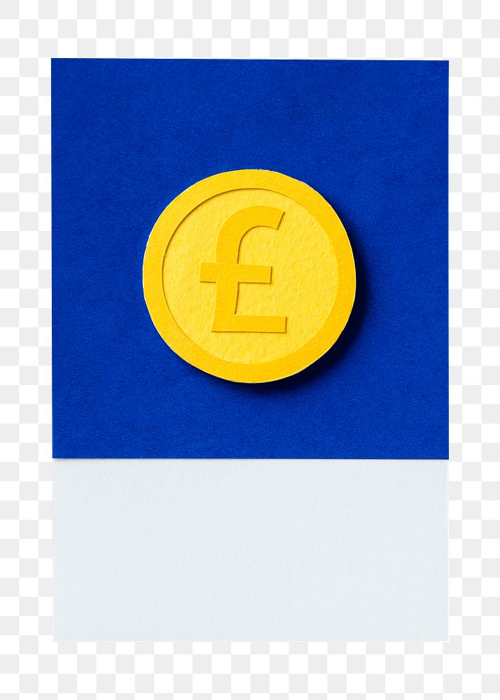 Pound sterling currency money symbol psd