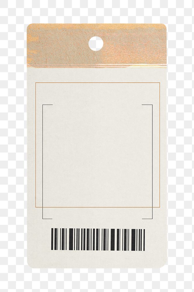 Label tag png sticker, transparent background