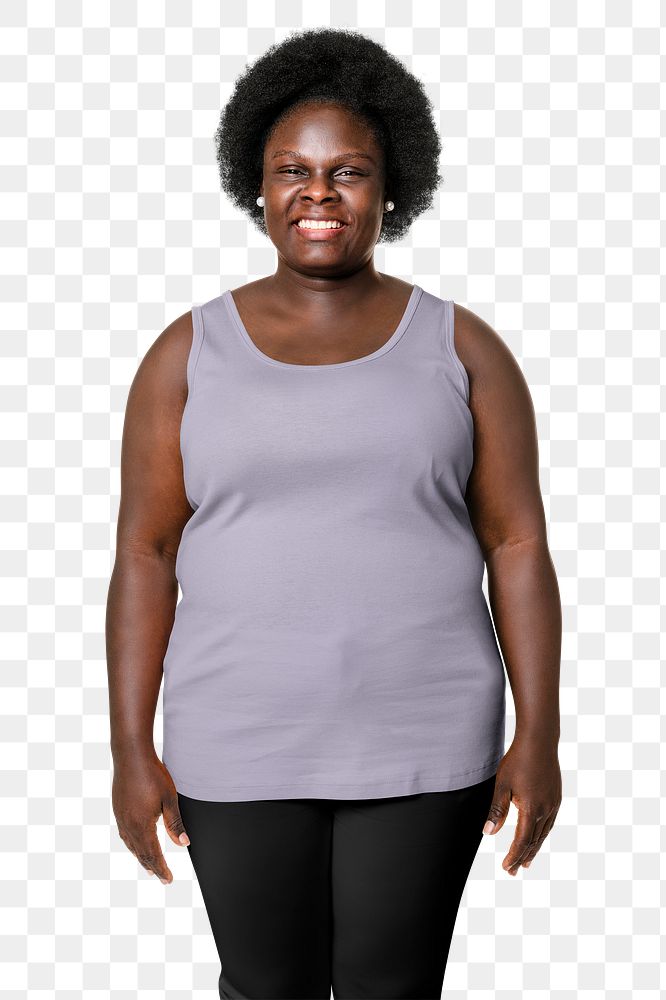 African woman png sticker, transparent background