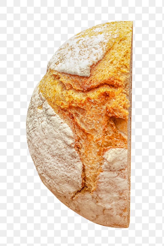 Bread png collage element, transparent background