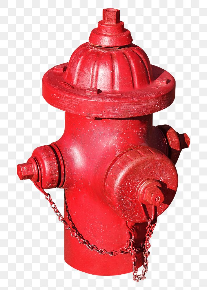 Fire hydrant png, collage element, transparent background
