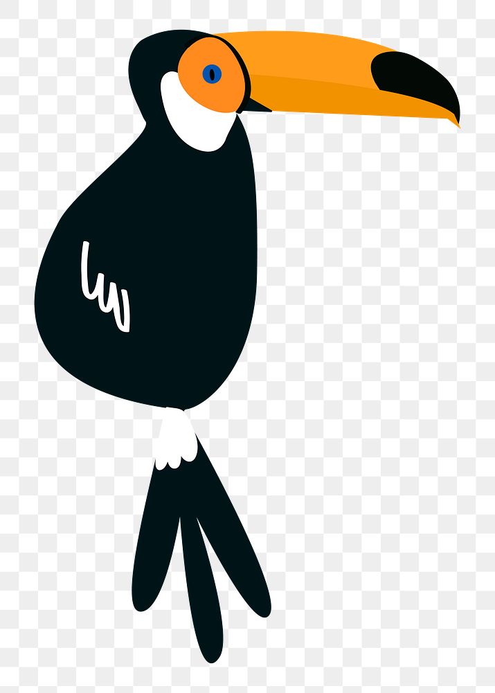 Toucan bird png illustration, transparent background