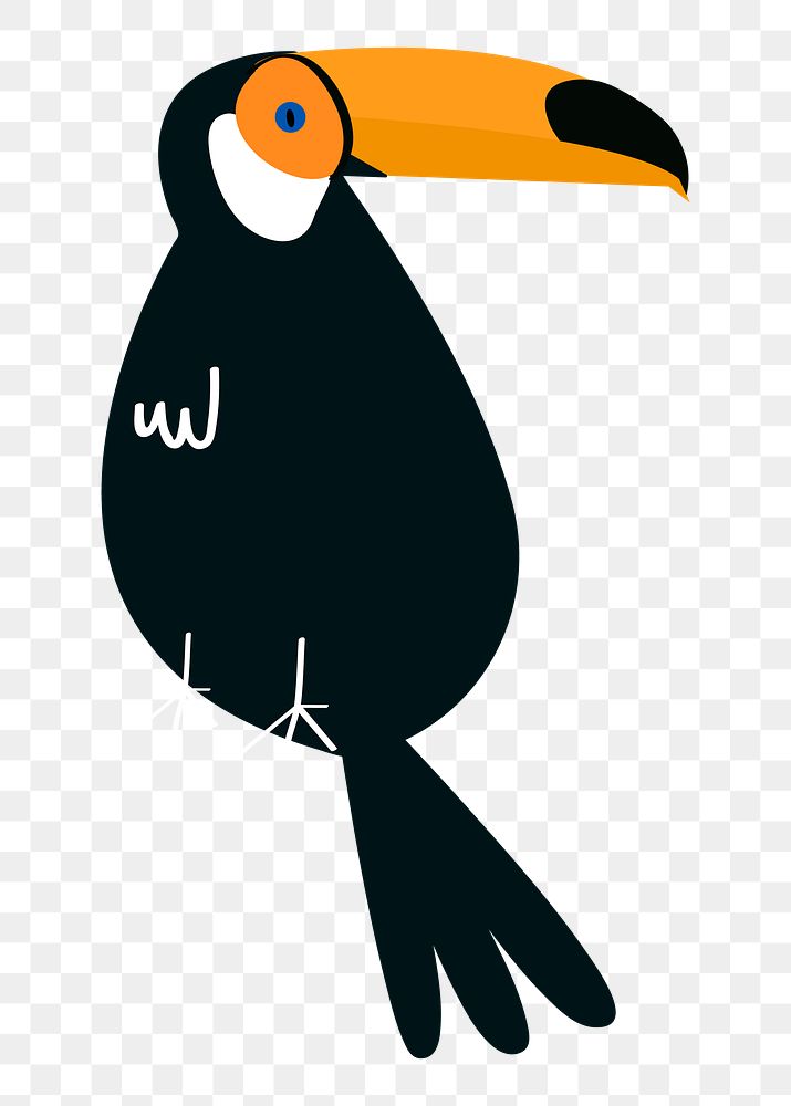 Toucan bird png illustration, transparent background