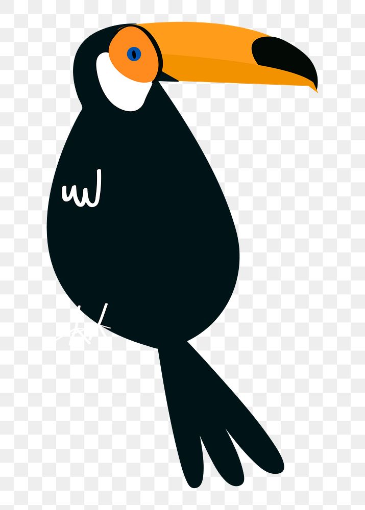 Toucan bird png illustration, transparent background