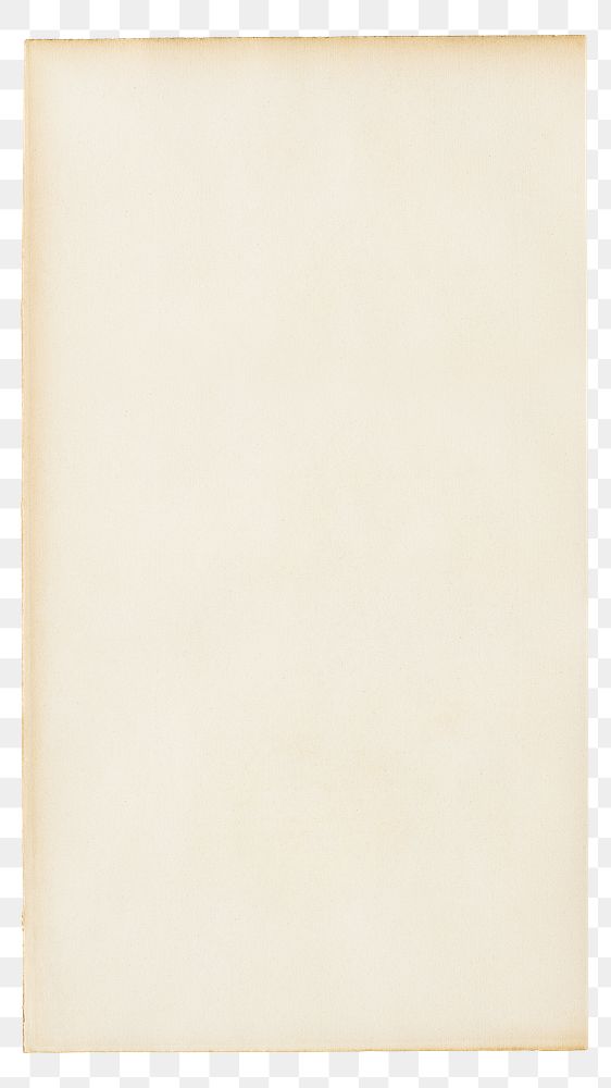 PNG Beige vintage paper , transparent background