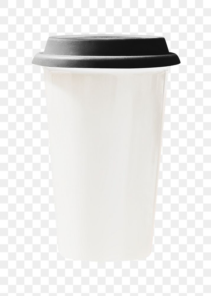 Coffee cup png, collage element, transparent background