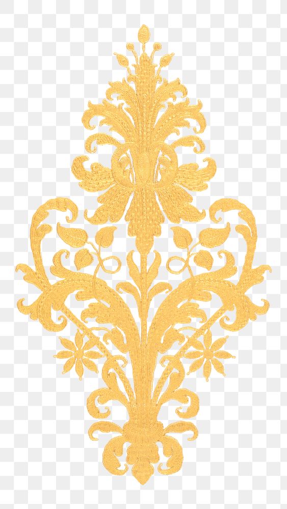 PNG Gold decorative flourish transparent background. Remixed by rawpixel.