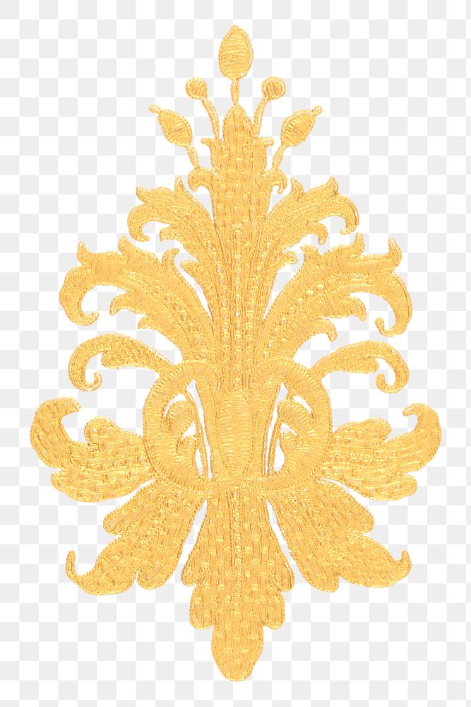 PNG Gold decorative flourish  transparent background. Remixed by rawpixel.