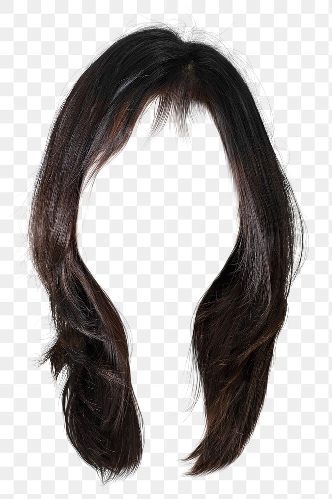 Woman png layered haircut, transparent background