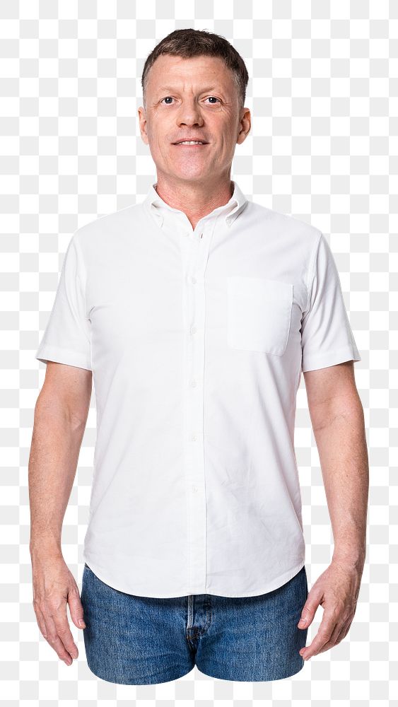 Png white polo shirt, menswear, transparent background