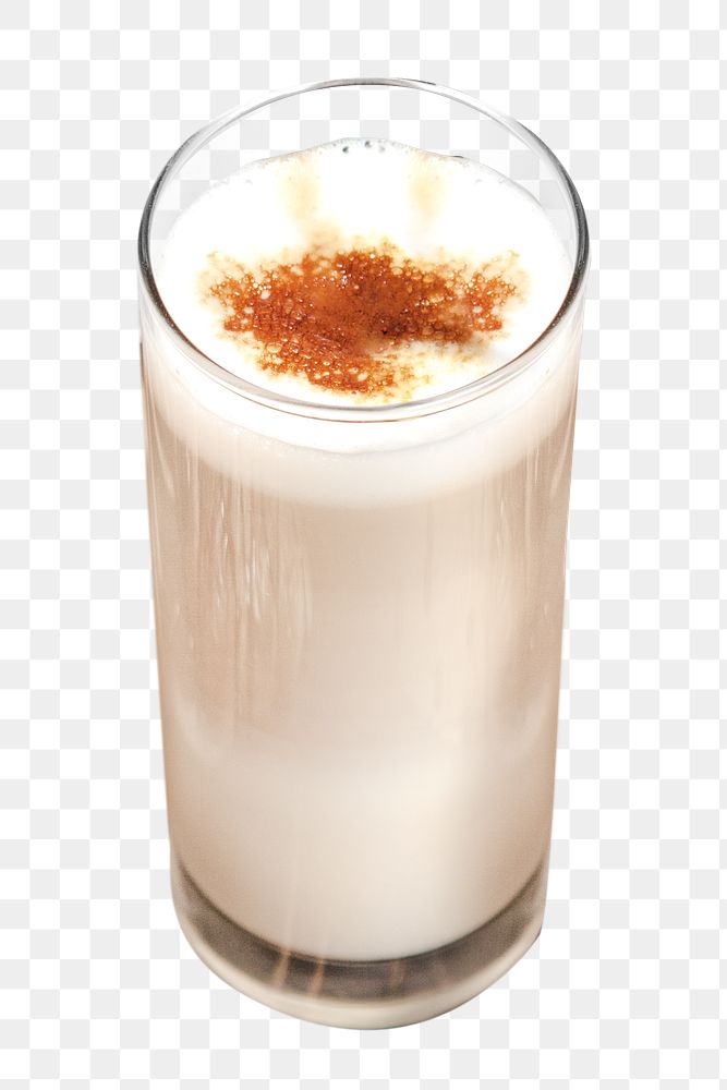 White coffee png, transparent background