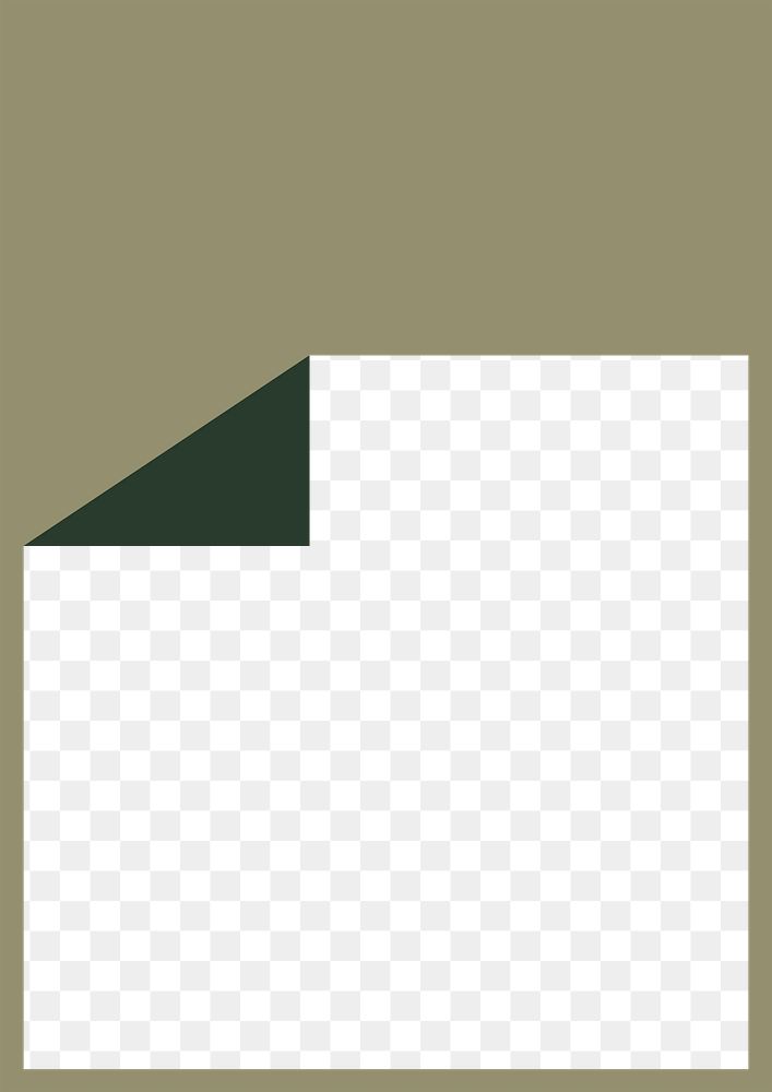 Green rectangle png frame, transparent background