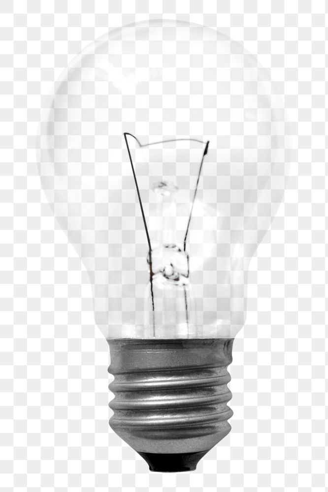 PNG light bulb, collage element, transparent background