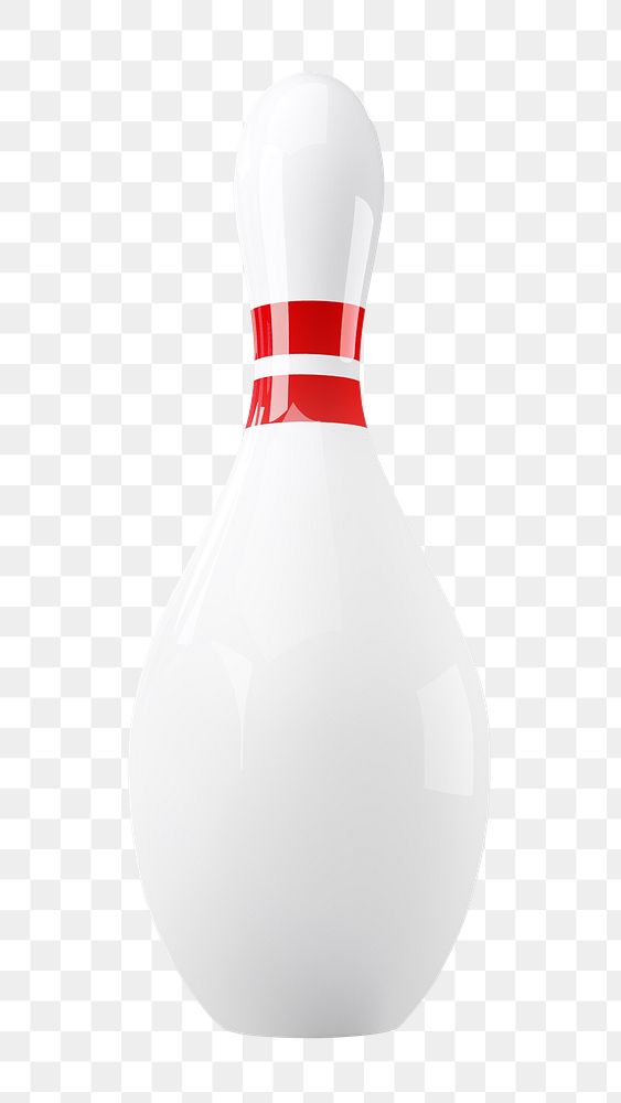Bowling pin png, transparent background