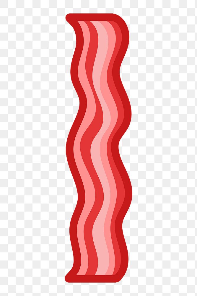 PNG cute bacon, food & breakfast transparent background
