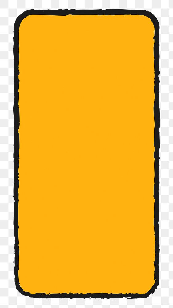 PNG orange rectangular shape badge, transparent background