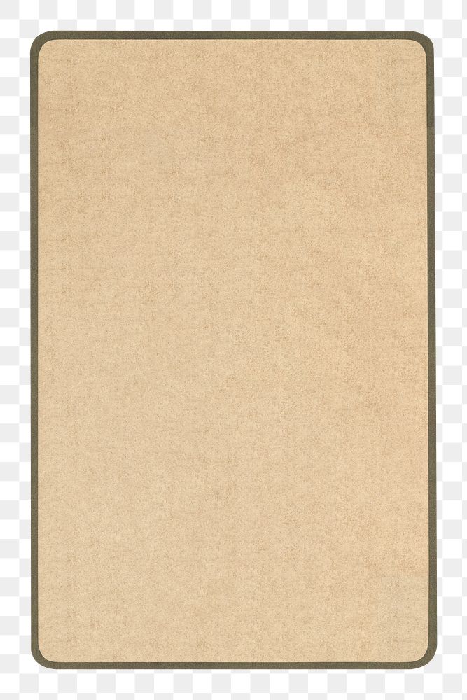 Beige paper png illustration, transparent background. Remixed by rawpixel.