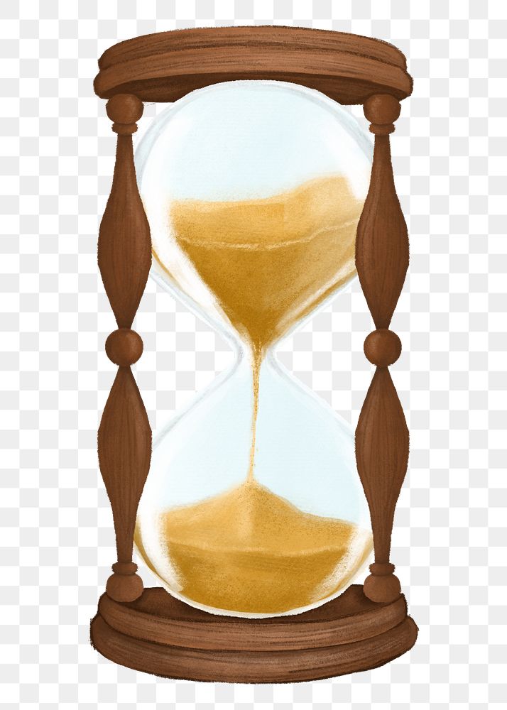 Hourglass png, transparent background