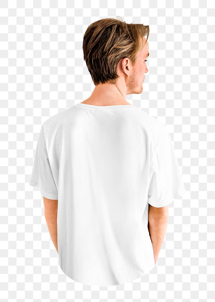 PNG Men's tee apparel and fashion shoot, transparent background