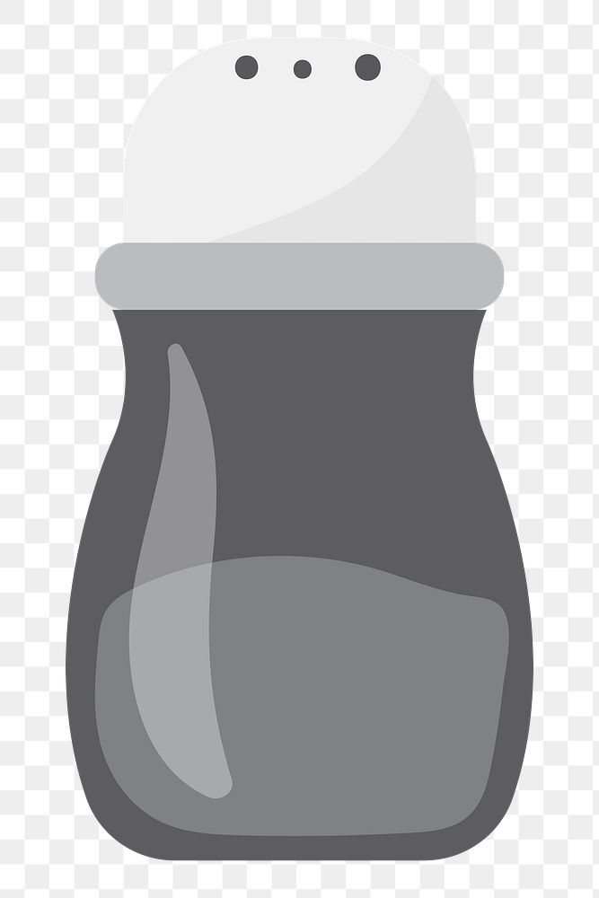 PNG salt bottle, cartoon transparent background