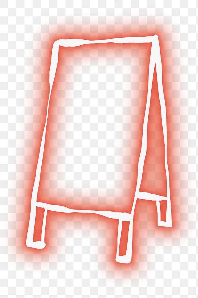 PNG neon red sign illustration, transparent background