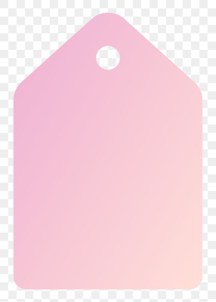 PNG pink and orange badge, gradient design  badge transparent background