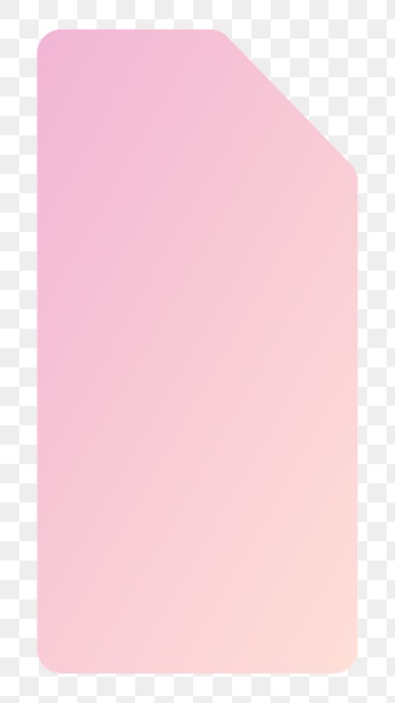 PNG pink and orange badge, gradient design  badge transparent background