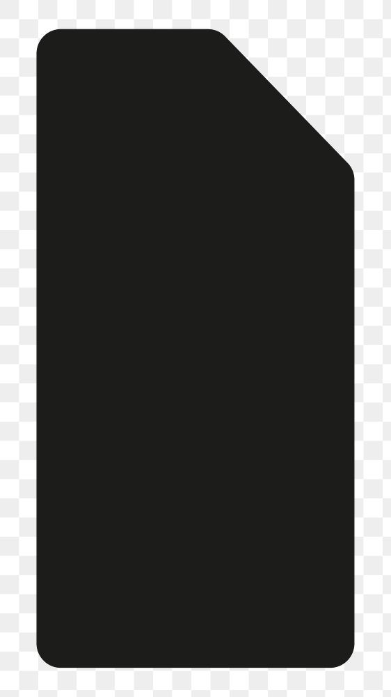 PNG black badge, rectangular shape banner transparent background