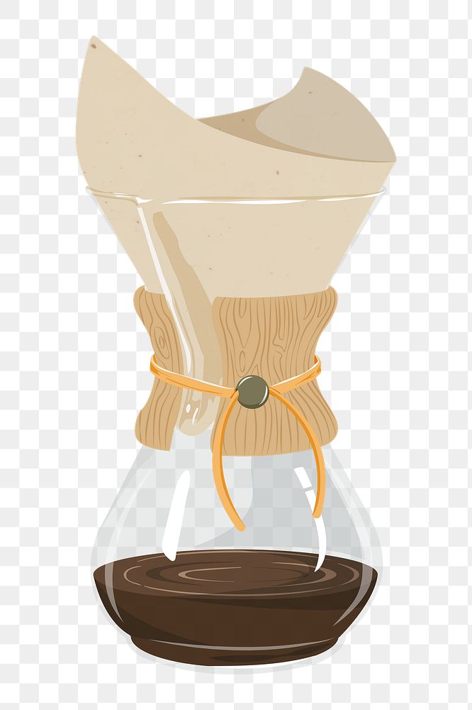 Drip coffee png beverage illustration, transparent background