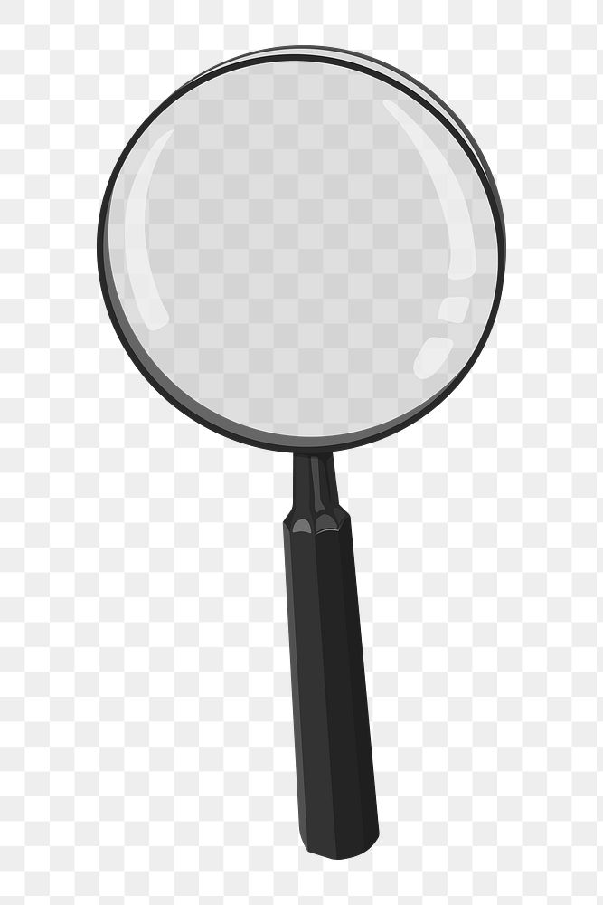 Magnifying glass, object illustration 