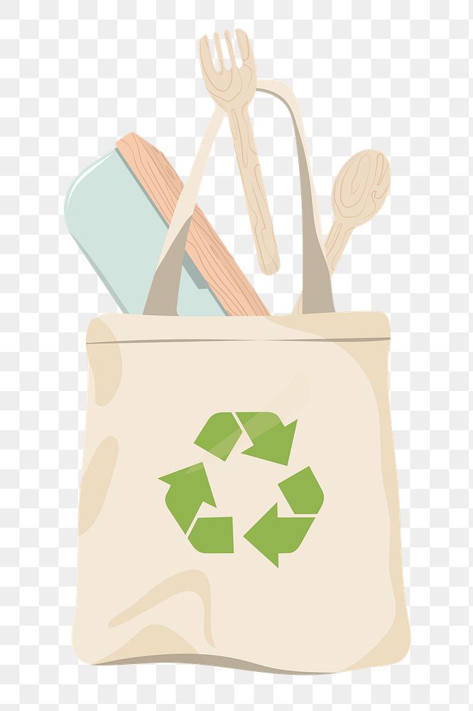 Eco-friendly product png illustration, transparent background