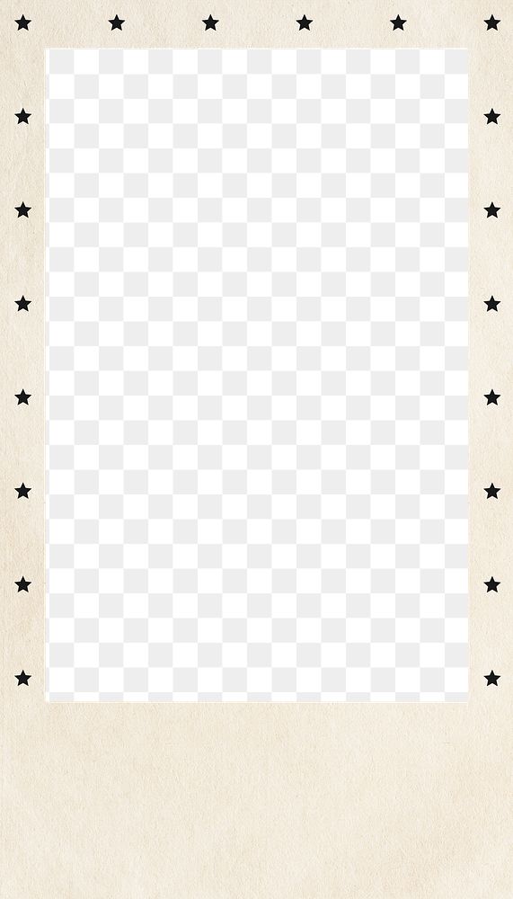 Beige frame png, transparent background