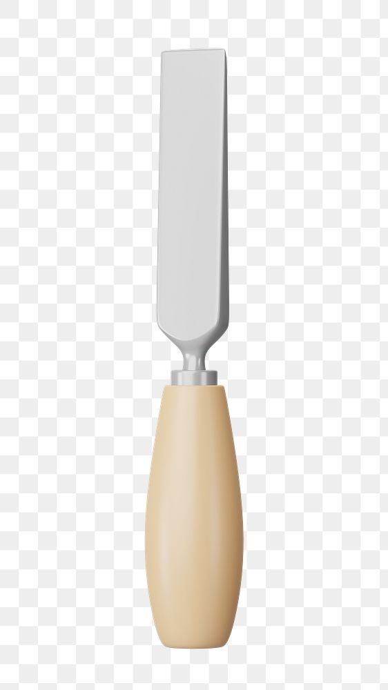 PNG 3D chisel tool, element illustration, transparent background