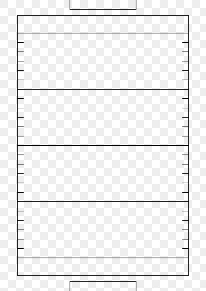 PNG American football outline, transparent background