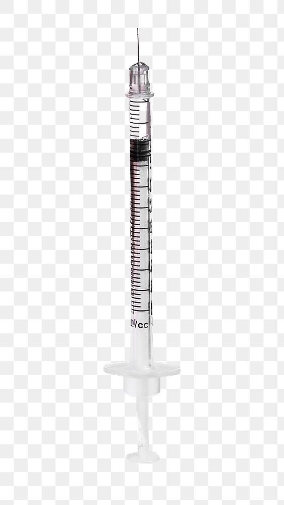 Png small syringe, transparent background