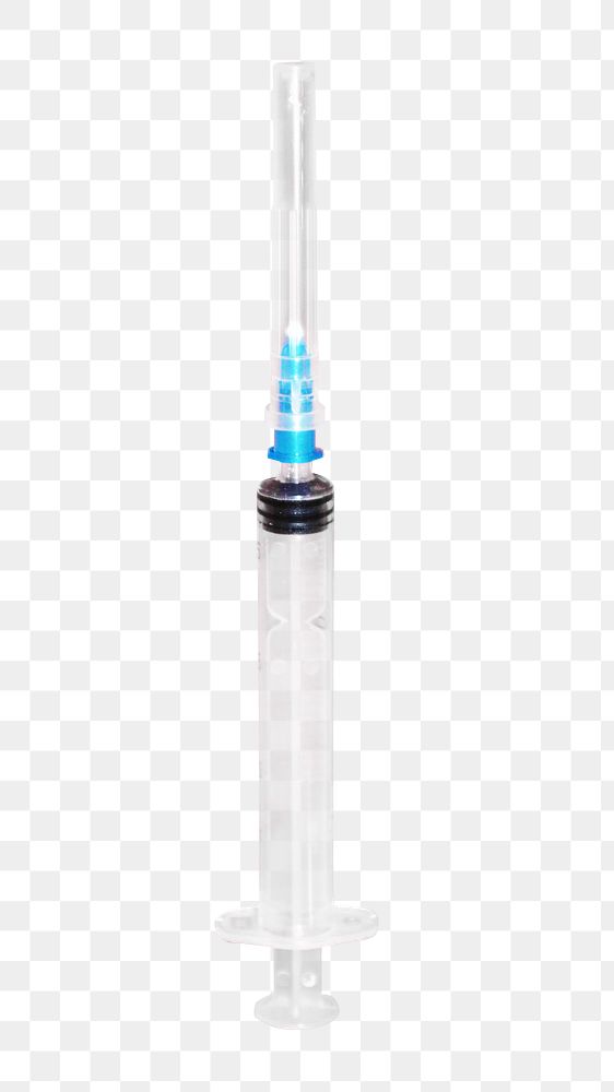 Png new empty syringe, transparent background