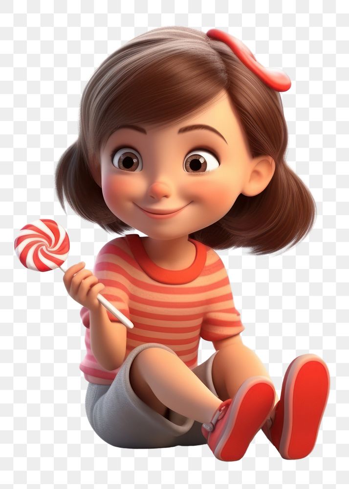 PNG Lollipop smiling cartoon candy. 