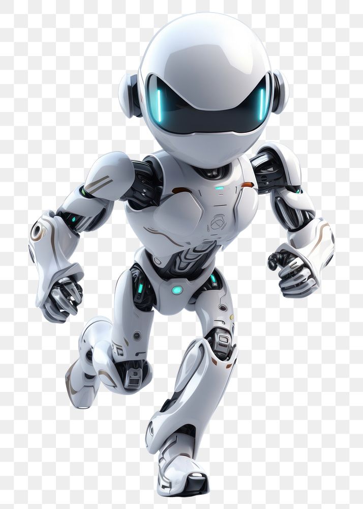 PNG Robot cartoon white background futuristic