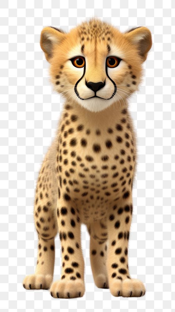 PNG Wildlife cheetah mammal animal. AI generated Image by rawpixel.