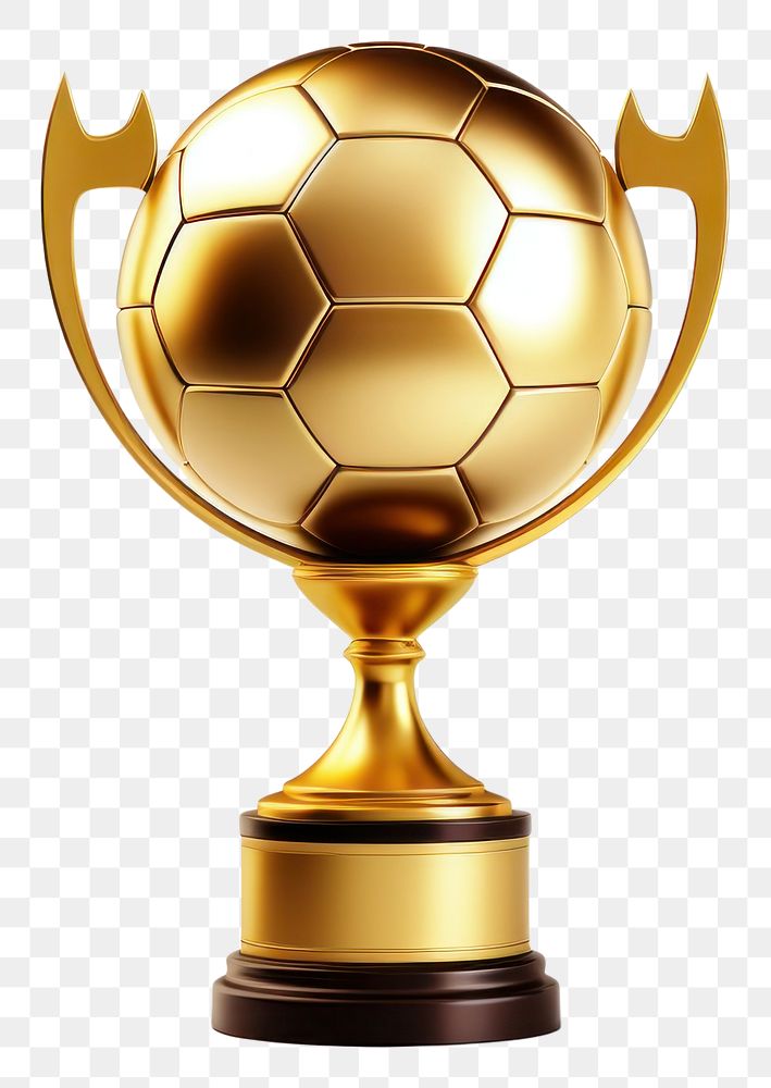 PNG Trophy football sports soccer. AI generated Image by rawpixel.
