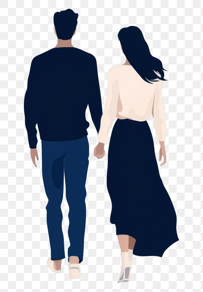 PNG Walking silhouette cartoon adult. 