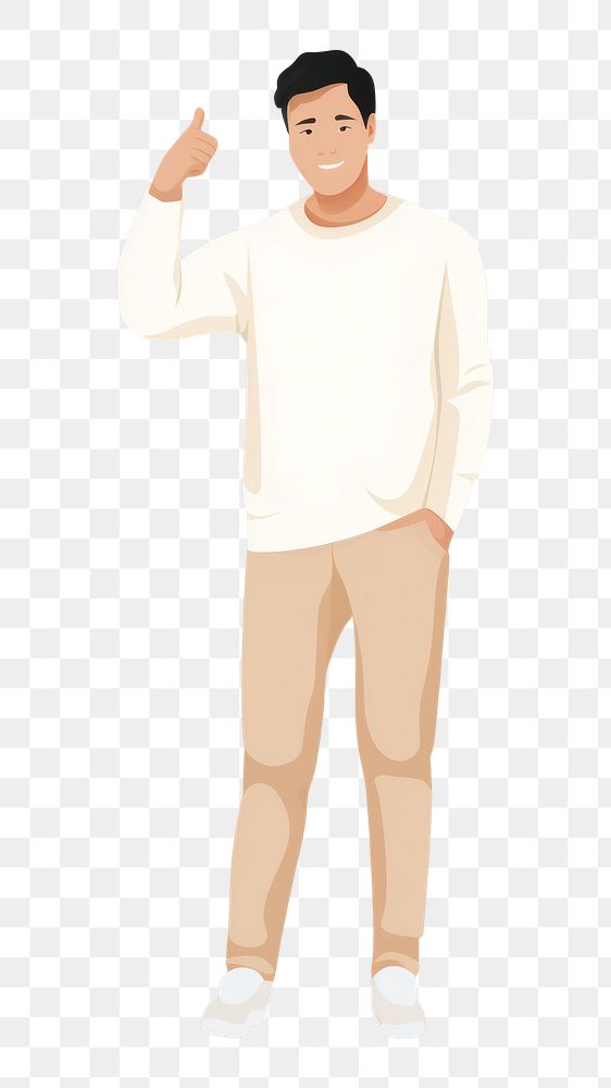 PNG Standing adult face man. AI generated Image by rawpixel.