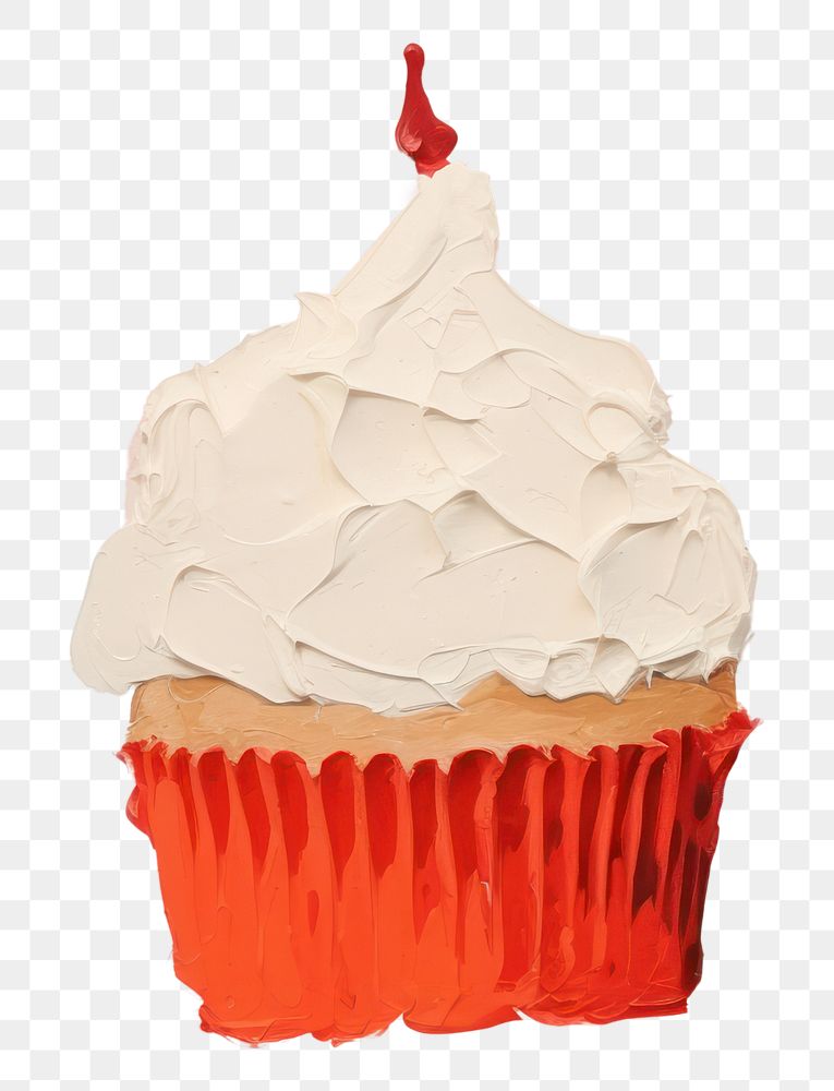 PNG Cupcake dessert icing cream. 