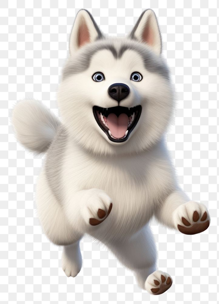 PNG Siberianhusky cartoon mammal animal. 