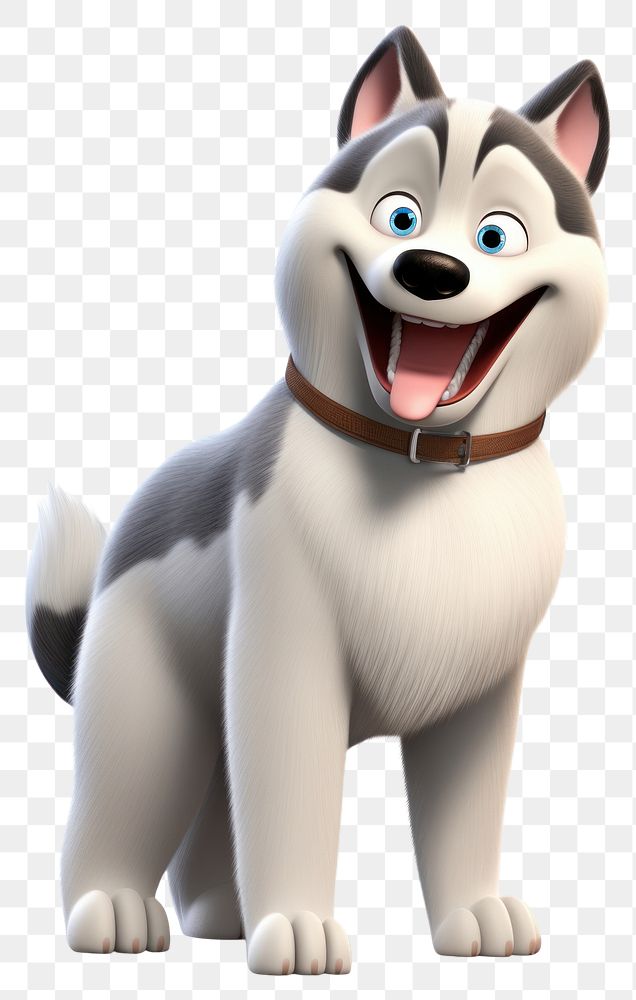 PNG Siberianhusky cartoon mammal animal. 