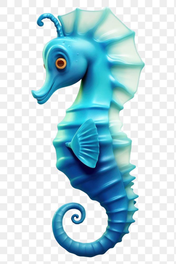 PNG Seahorse cartoon animal mammal. AI generated Image by rawpixel.